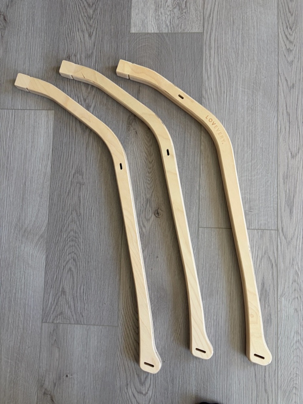 Lovevery Wooden Play Gym Leg Replacement  Set of 3